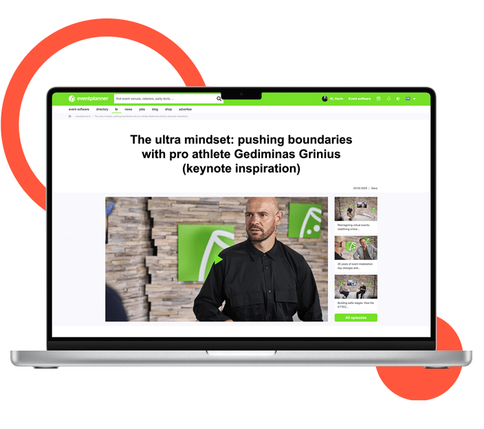 Screenshot aus einer Folge von eventplanner.tv.