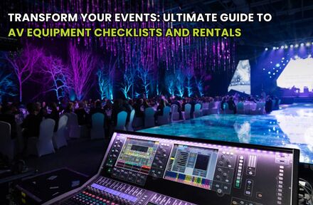 Transform Your Events: Ultimate Guide to AV Equipment Checklists and Rentals - Foto 1