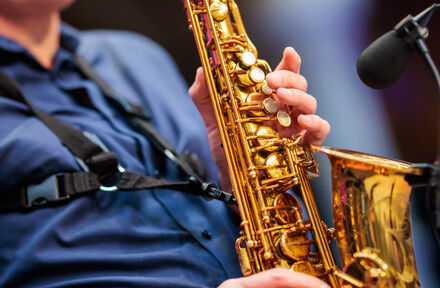 Saxofonist Saxit als afsluiter op congres - Foto 1
