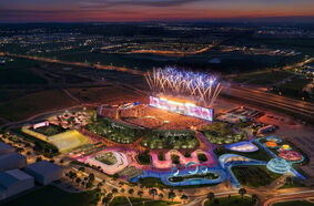 Shakira-Stadion: Ein Blick in das eigens dafür errichtete temporäre Stadion zum Abschluss der größten Welttournee