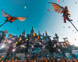 „Disney-Schloss auf Steroiden“: So sieht die Tomorrowland-Bühne aus